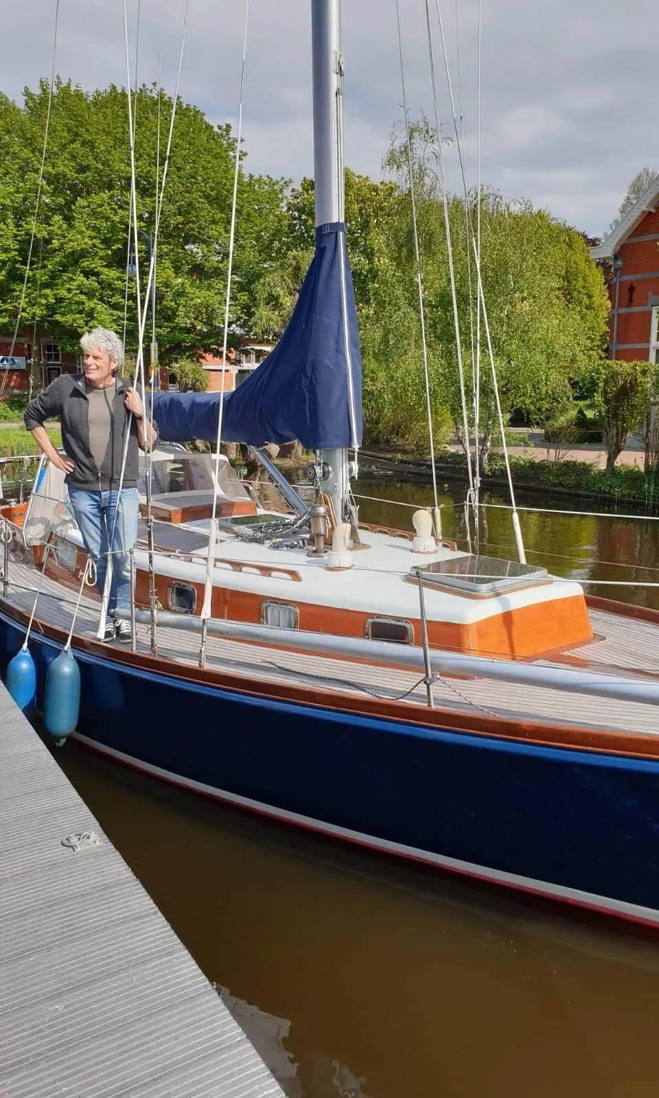 Frans Maas Breeon 1969 – klassieke stalen zeilboot - Foto 3