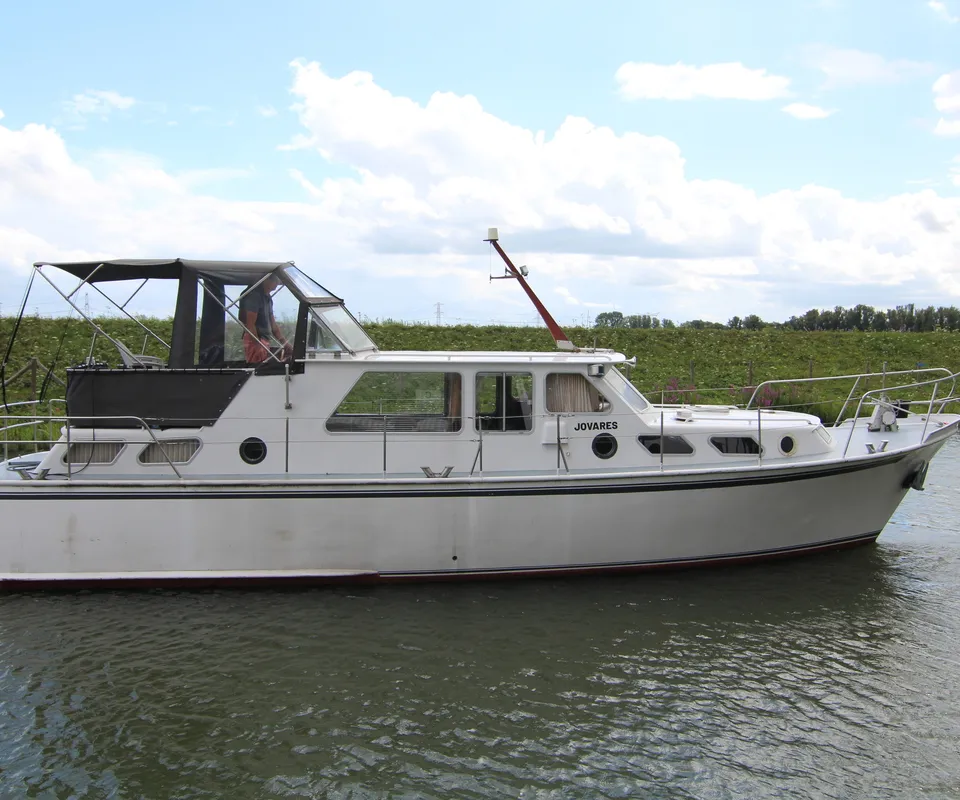 Seekruiser 1210AK 'Jovares' 1980 – stalen 12m motorjacht - Foto 1