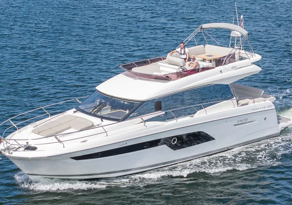 Jeanneau Prestige 520 Fly 2019 – lage motoruren - Foto 1