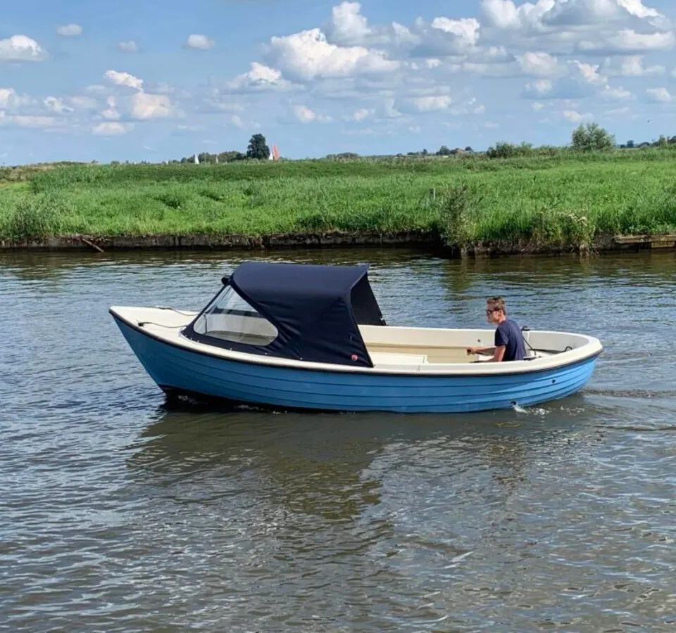 Gozzo Mare 600 2004 – Pastelblauw met nieuwe motor - Foto 3