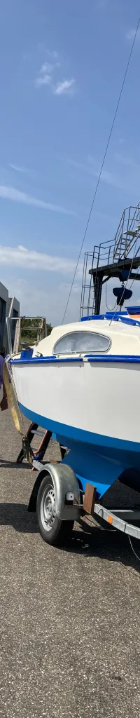 Hurley Mk2 1953 – klassieke zeilboot met trailer en motor - Foto 4