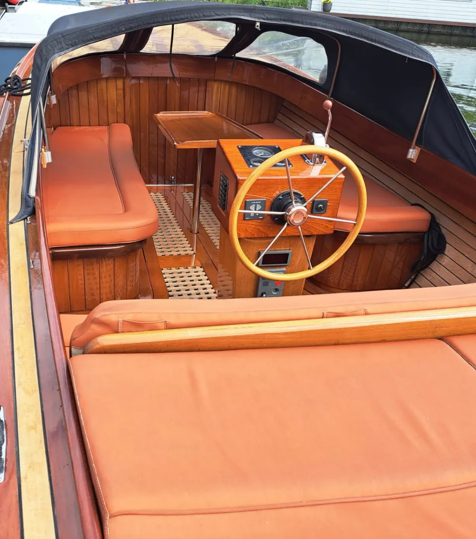 Brandaris Barkas 850 (2004) – Mahonie luxe & 125pk Yanmar - Foto 2