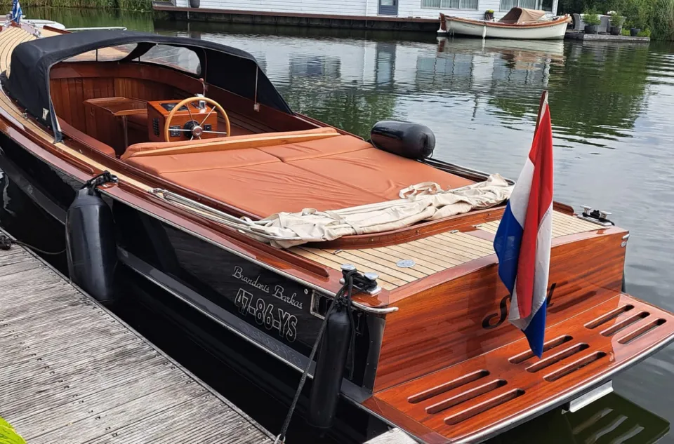 Brandaris Barkas 850 (2004) – Mahonie luxe & 125pk Yanmar - Foto 3
