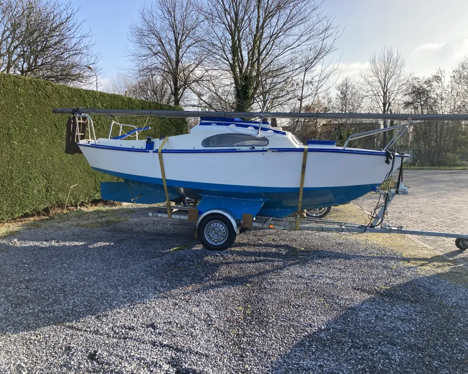 Hurley Mk2 1960 – met trailer en motor - Foto 1