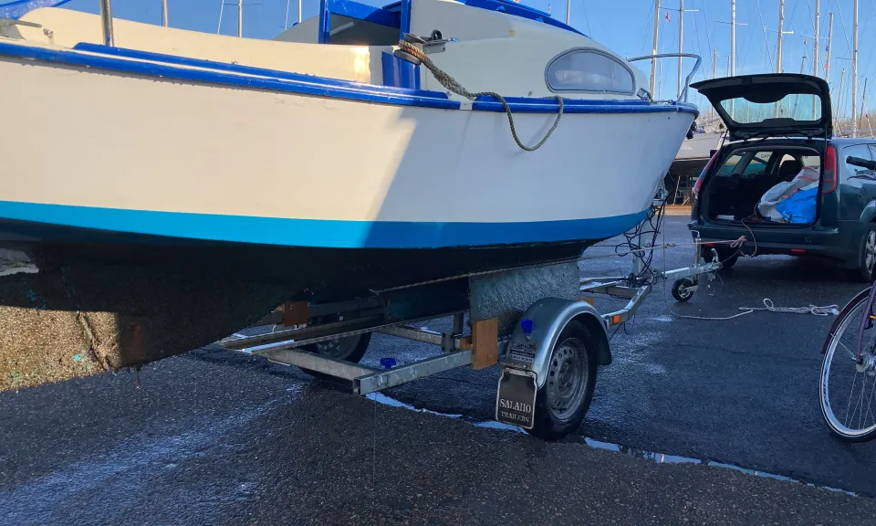Hurley Mk2 1960 – met trailer en motor - Foto 2