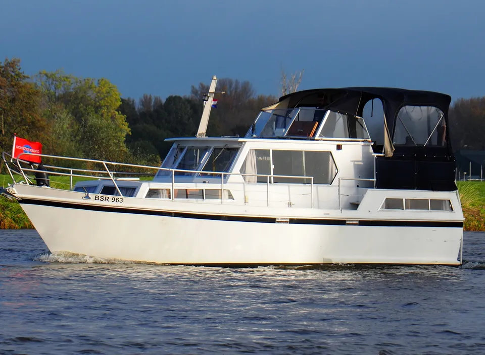 Drettmann 1040 (1980) – stalen verdrongen motorjacht 11m - Foto 1