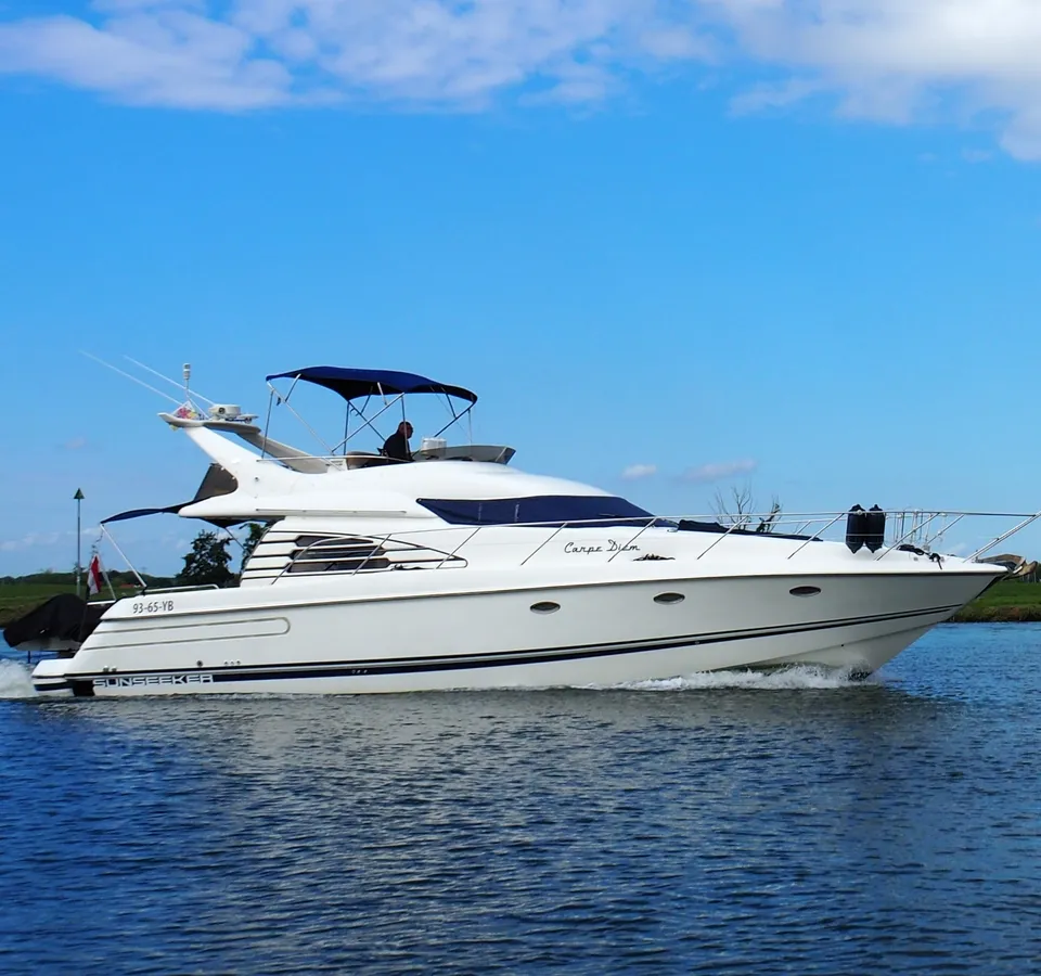 Sunseeker Manhattan 48 1997 – Sportief flybridge motorjacht - Foto 1