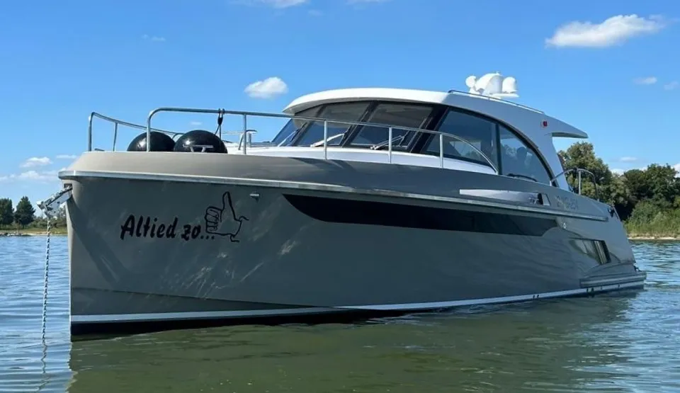 Concordia 110 Sedan Paviljoen 2022 – aluminium kuipjacht met elektrisch dak - Foto 2