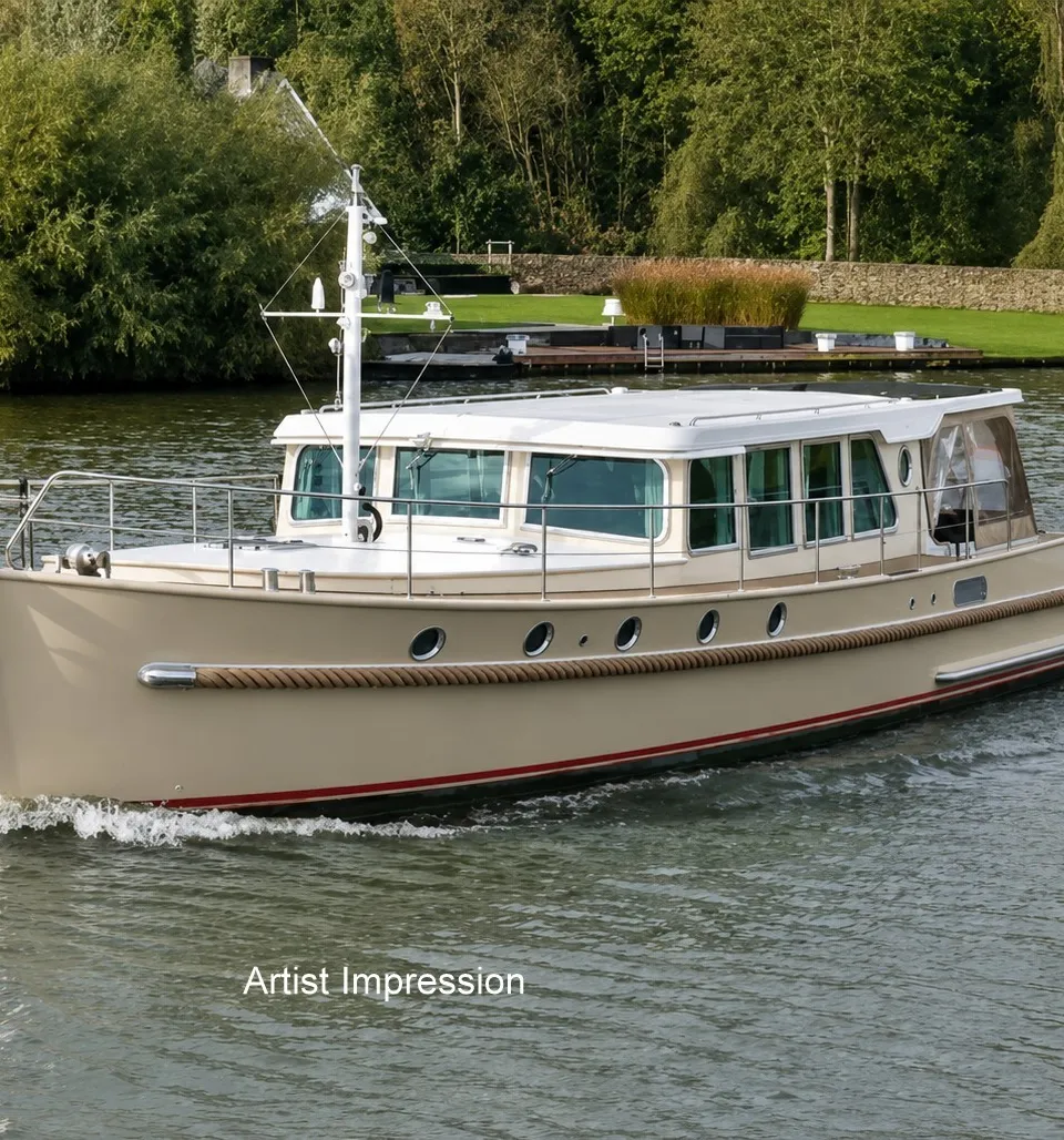 Serious Yachts Gently 45 Low Bridge 2013 – doorvaarhoogte 2,30 m - Foto 1