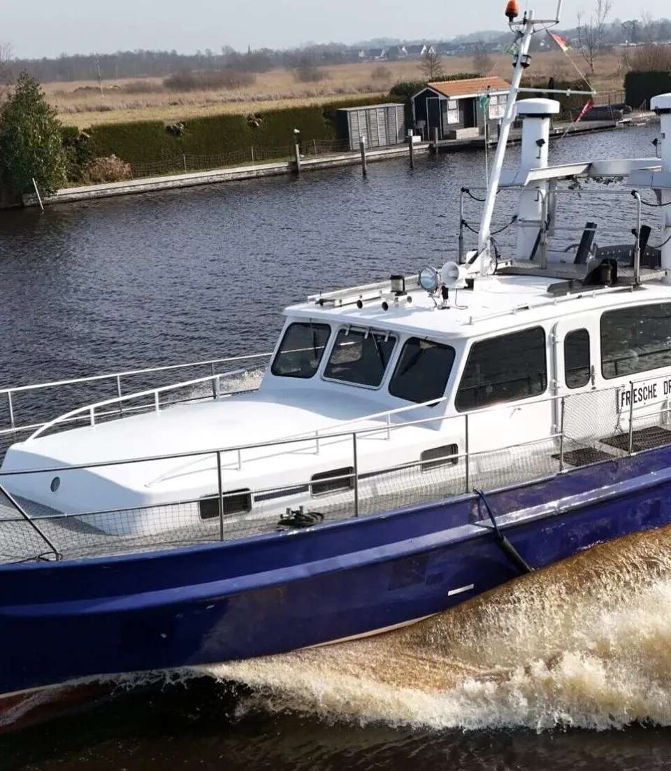 Ex-Patrouille 18.00 VS 1972 – Snelle aluminium patrouilleboot - Foto 2