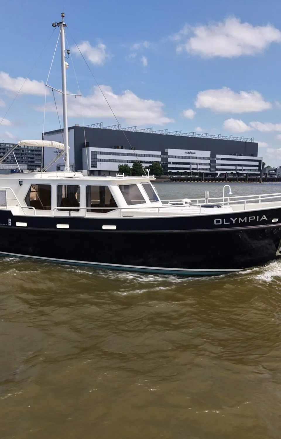 Monty Bank Kotter 41 AK Cabrio 1993 – Stalen kotter met 6 kojen - Foto 1