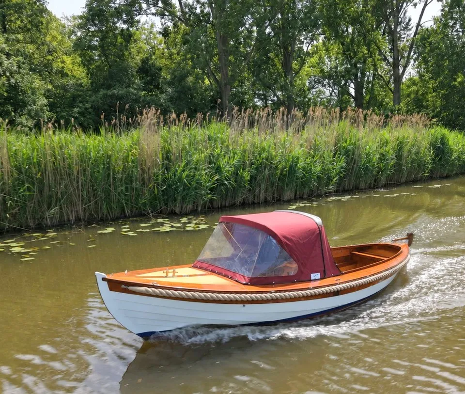 Kapitein Sloep 1928 – Overnaadse mahonie klassieke - Foto 2
