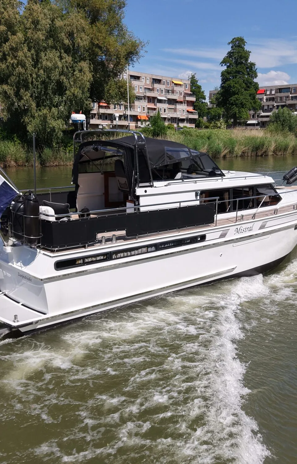 Valkkruiser Super Falcon 45 Cabrio 1992 – Zeewaardig met 3 hutten - Foto 3