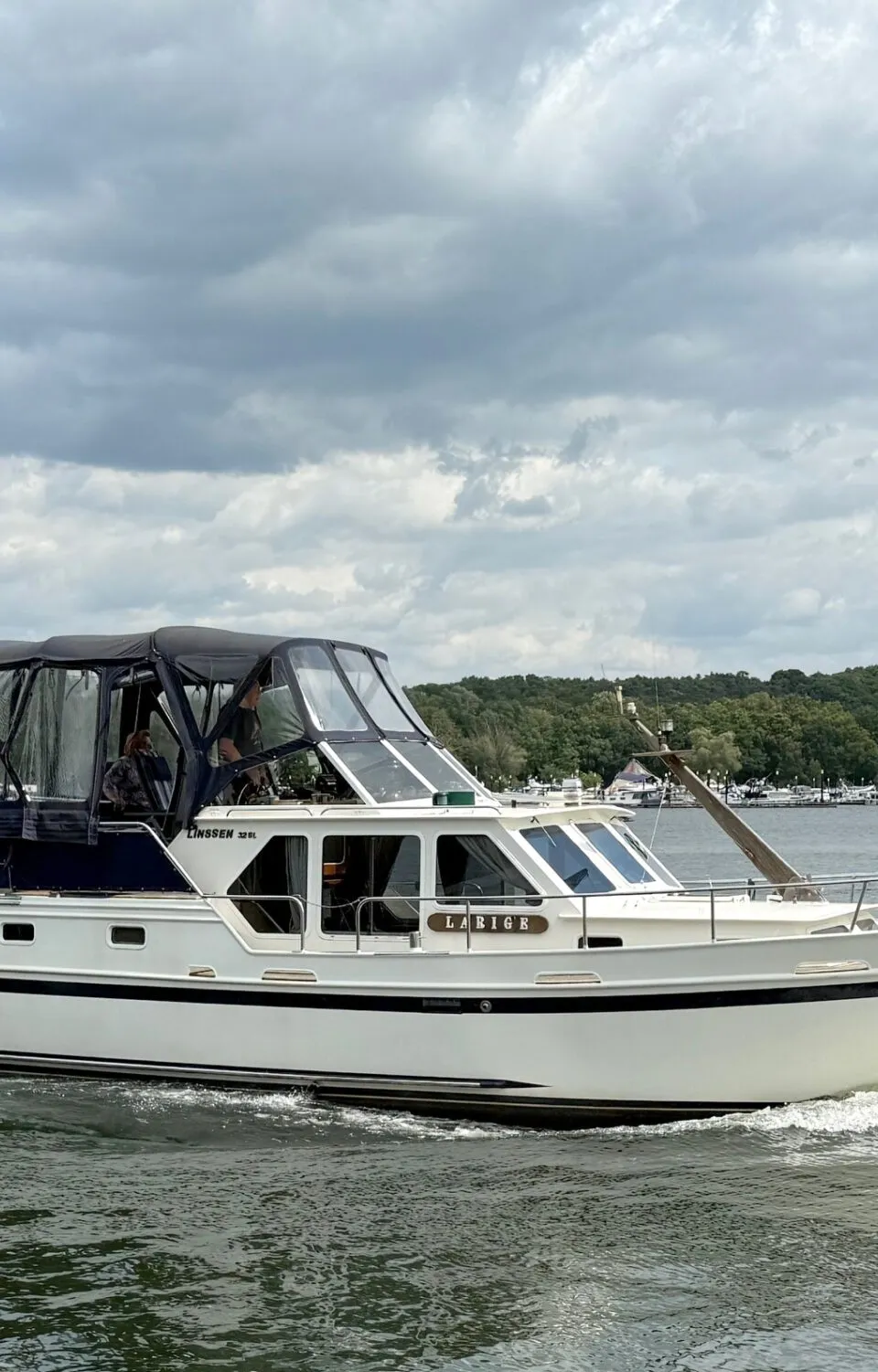 Linssen 32 SL 1987 – zeewaardig cabrio-motorjacht - Foto 1