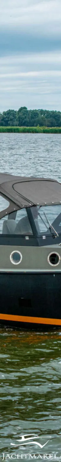 Matez 8.20 OK Cabrio 2013 – Stalen werkboot met doorvaarthoogte - Foto 1