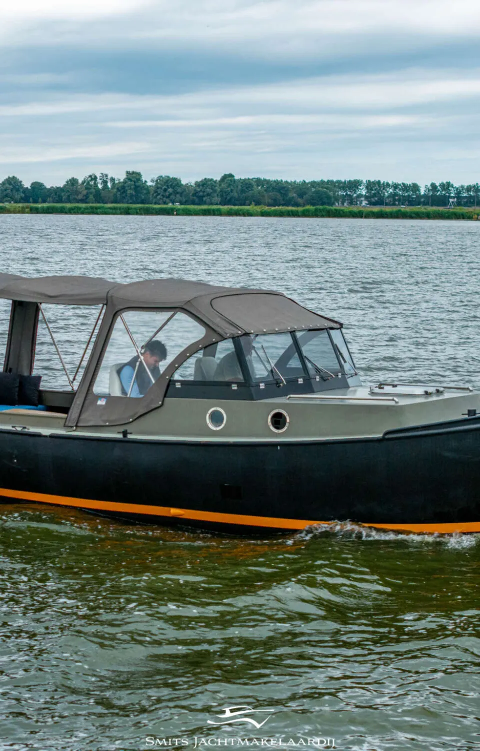 Matez 8.20 OK Cabrio 2013 – Stalen werkboot met doorvaarthoogte - Foto 1