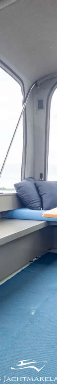 Matez 8.20 OK Cabrio 2013 – Stalen werkboot met doorvaarthoogte - Foto 3