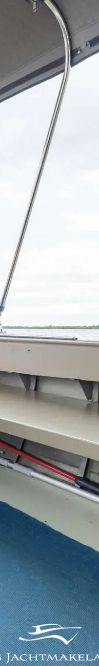Matez 8.20 OK Cabrio 2013 – Stalen werkboot met doorvaarthoogte - Foto 4