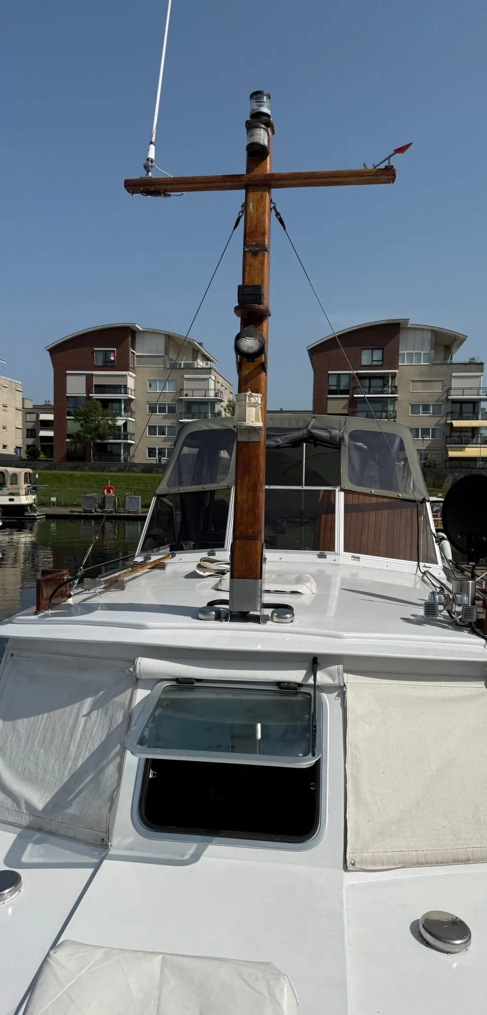 Valkkruiser 10.50 AK Cabrio 1991 – Stalen achterkajuit-kruiser - Foto 3