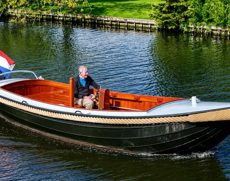 Langenberg Borndiep Vlet 1989 – staal, teak, 600 motoruren - Foto 1