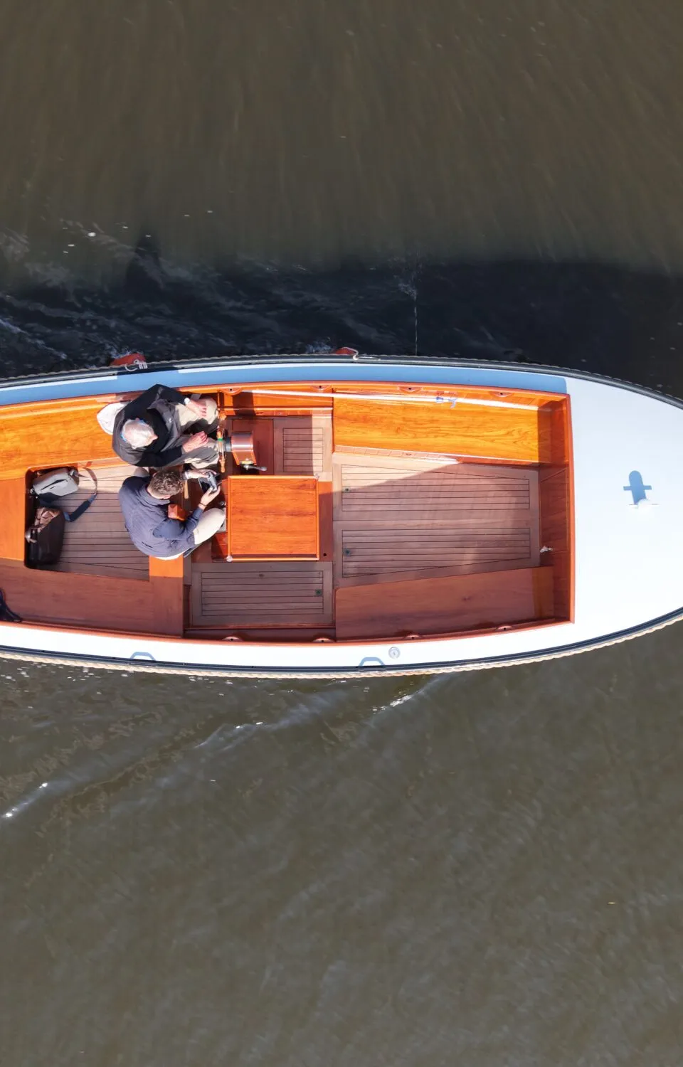 Langenberg Borndiep Vlet 1989 – staal, teak, 600 motoruren - Foto 2