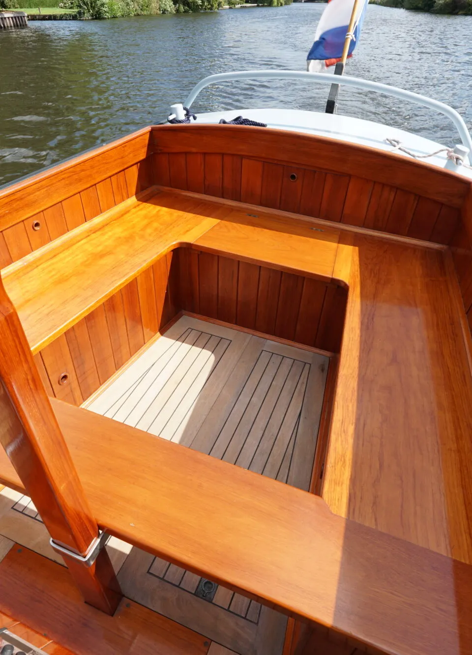 Langenberg Borndiep Vlet 1989 – staal, teak, 600 motoruren - Foto 3