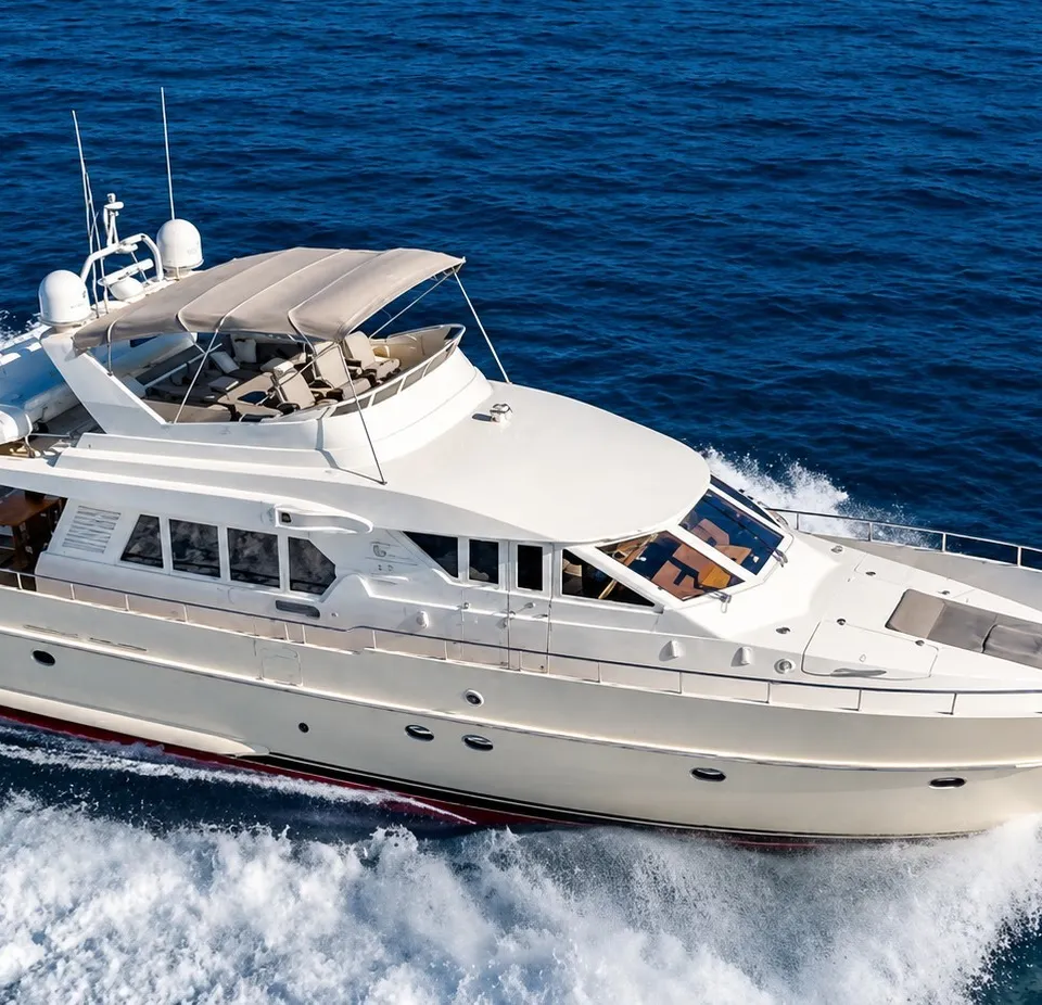 Moonen 68 Flybridge 1995 – volledig gerenoveerd aluminium - Foto 1