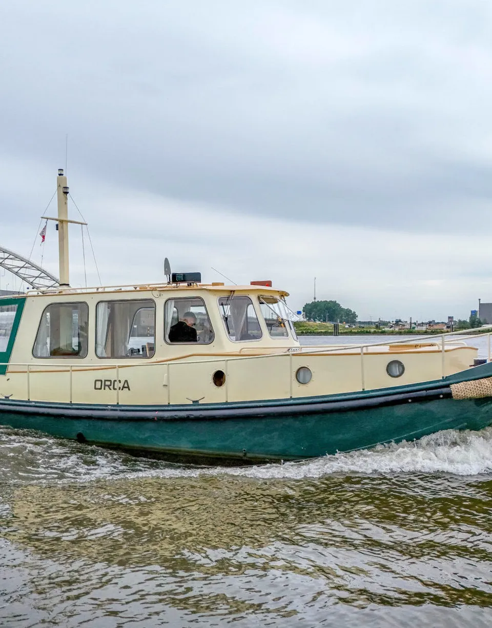 Damen vlet 12.20 1964 – Stalen klassieker met mahonie - Foto 1