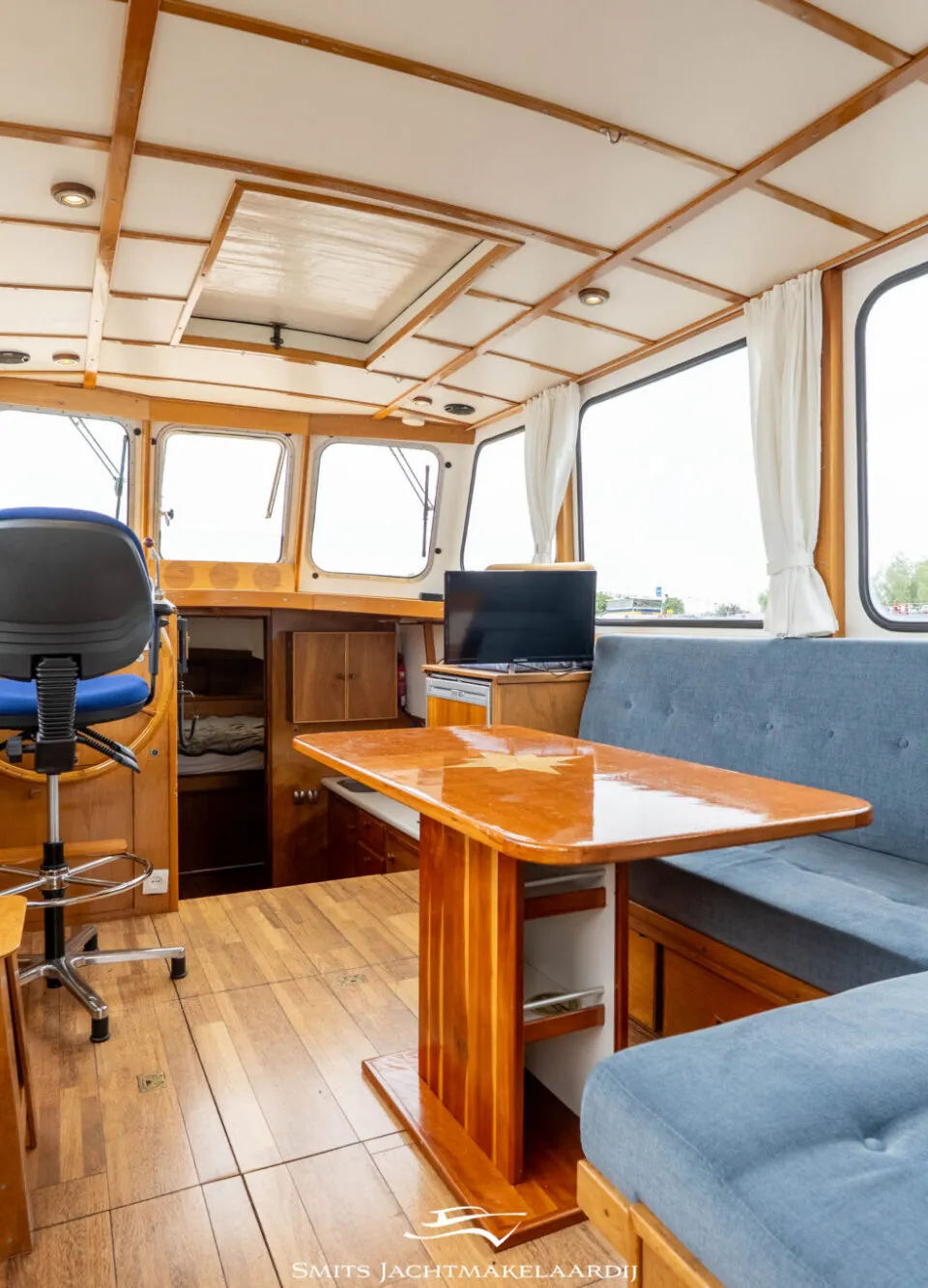 Damen vlet 12.20 1964 – Stalen klassieker met mahonie - Foto 2