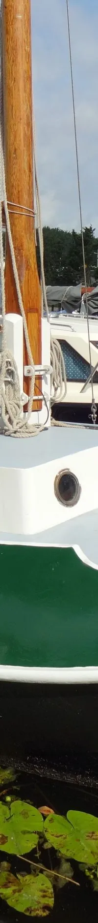 Zeeschouw 8.00 1978 – Handzaam platbodem zeilschip - Foto 1