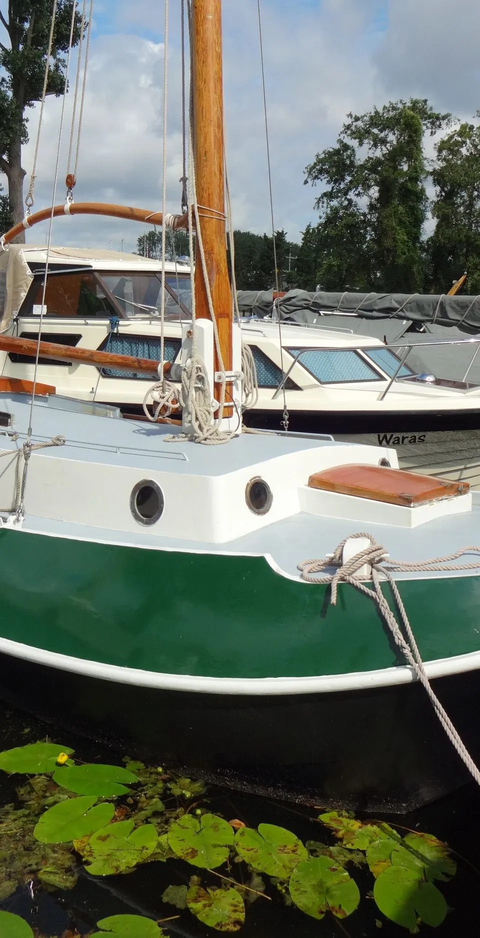 Zeeschouw 8.00 1978 – Handzaam platbodem zeilschip - Foto 1