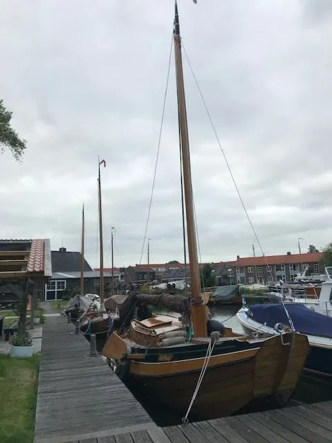 V/d Meulen Zeeschouw 870 1974 – Ruime houten zeilboot - Foto 1
