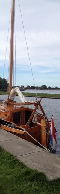 V/d Meulen Zeeschouw 870 1974 – Ruime houten zeilboot - Foto 3