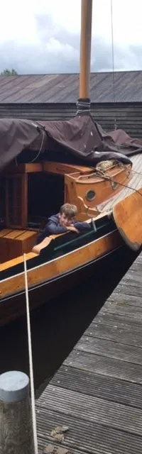 V/d Meulen Zeeschouw 870 1974 – Ruime houten zeilboot - Foto 8