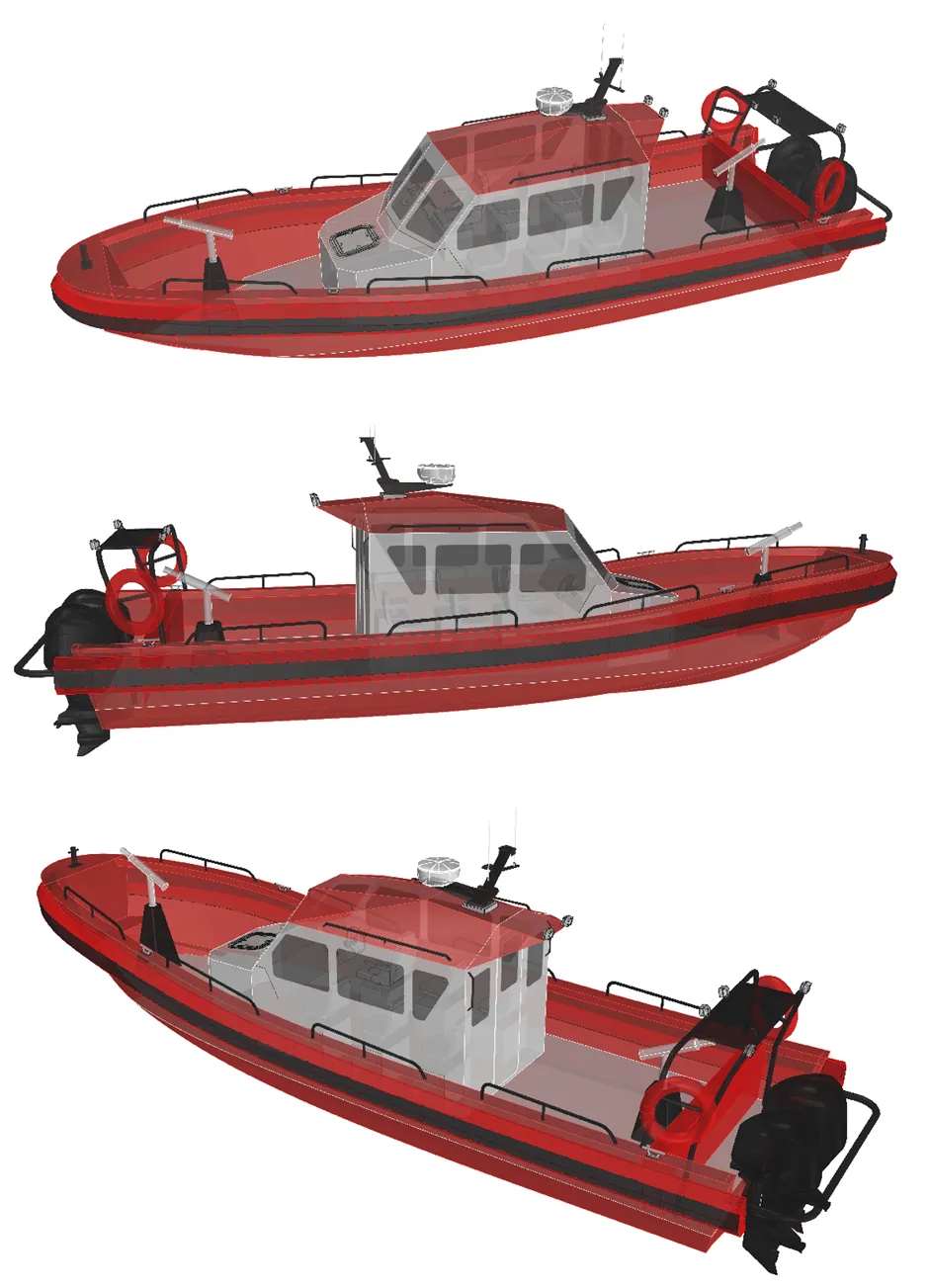 Fire And Rescue Boat PHS-R1200 2025 – Onzinkbaar reddingsvaartuig - Foto 2