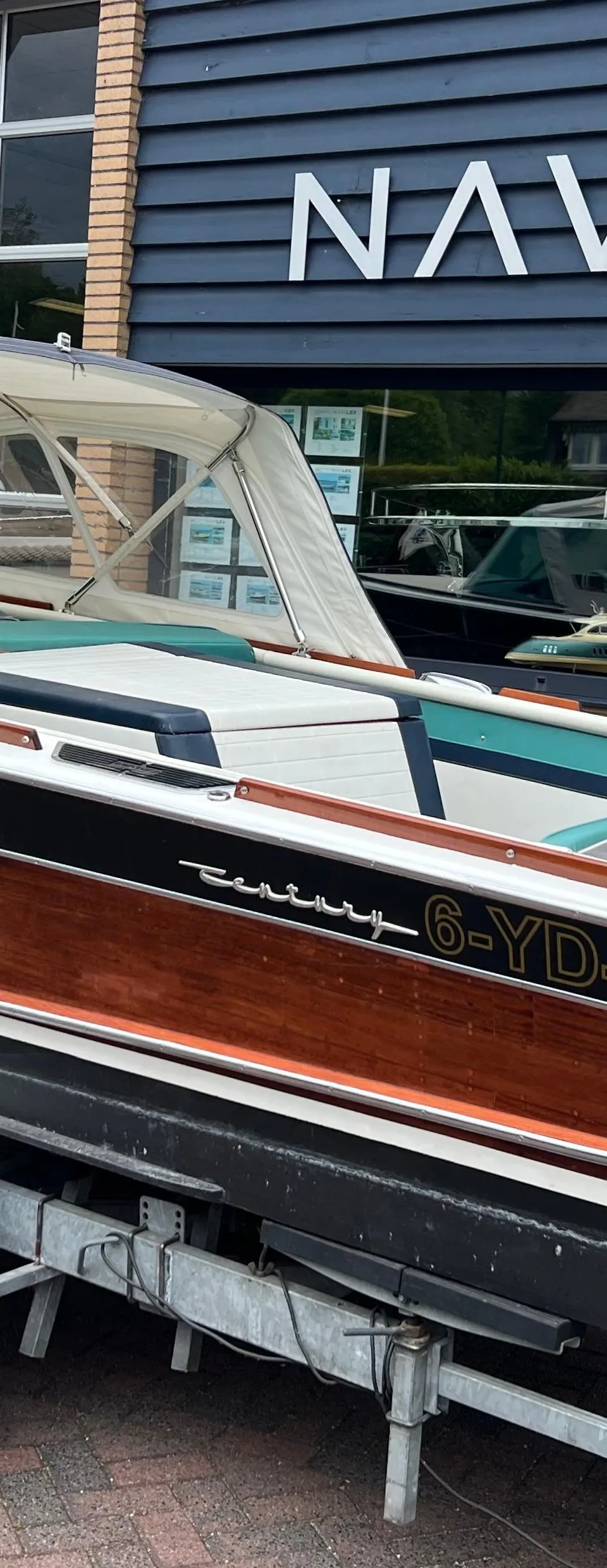 Century Coronado 1964 – 480 pk mahoniehout runabout - Foto 2