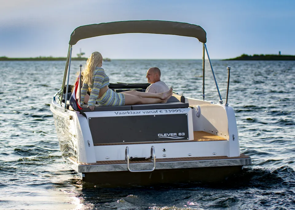 Clever 63 2024 – compacte polyester tender vanaf € 21.999 - Foto 3