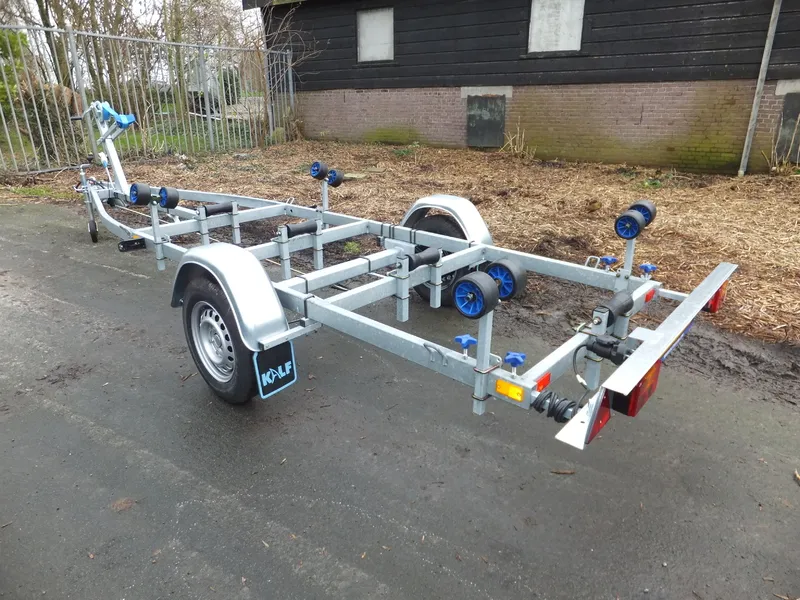 Kalf 1050 Boottrailer – 750 kg laadvermogen, geremd - Foto 1