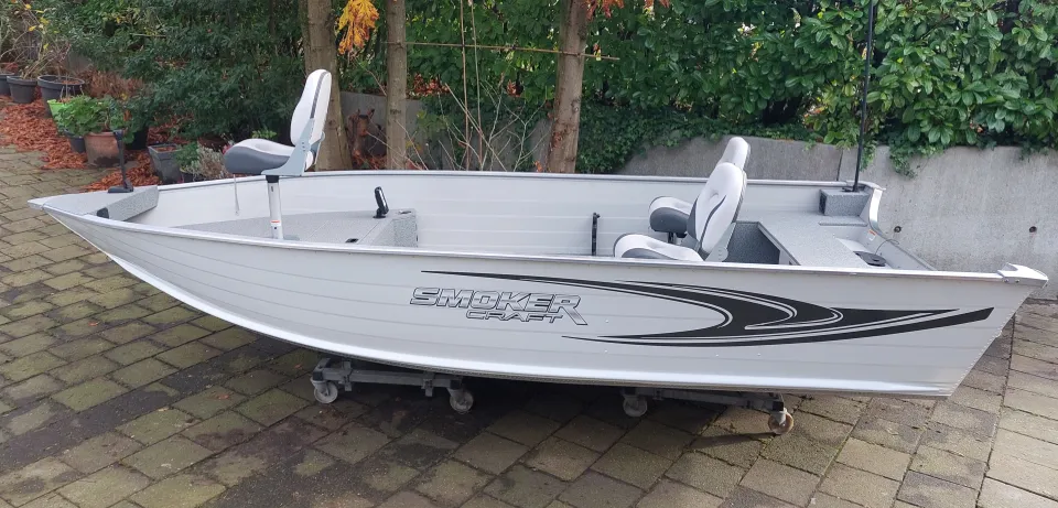 Smokercraft Patriot 16 DLX – aluminium visboot 5m - Foto 1