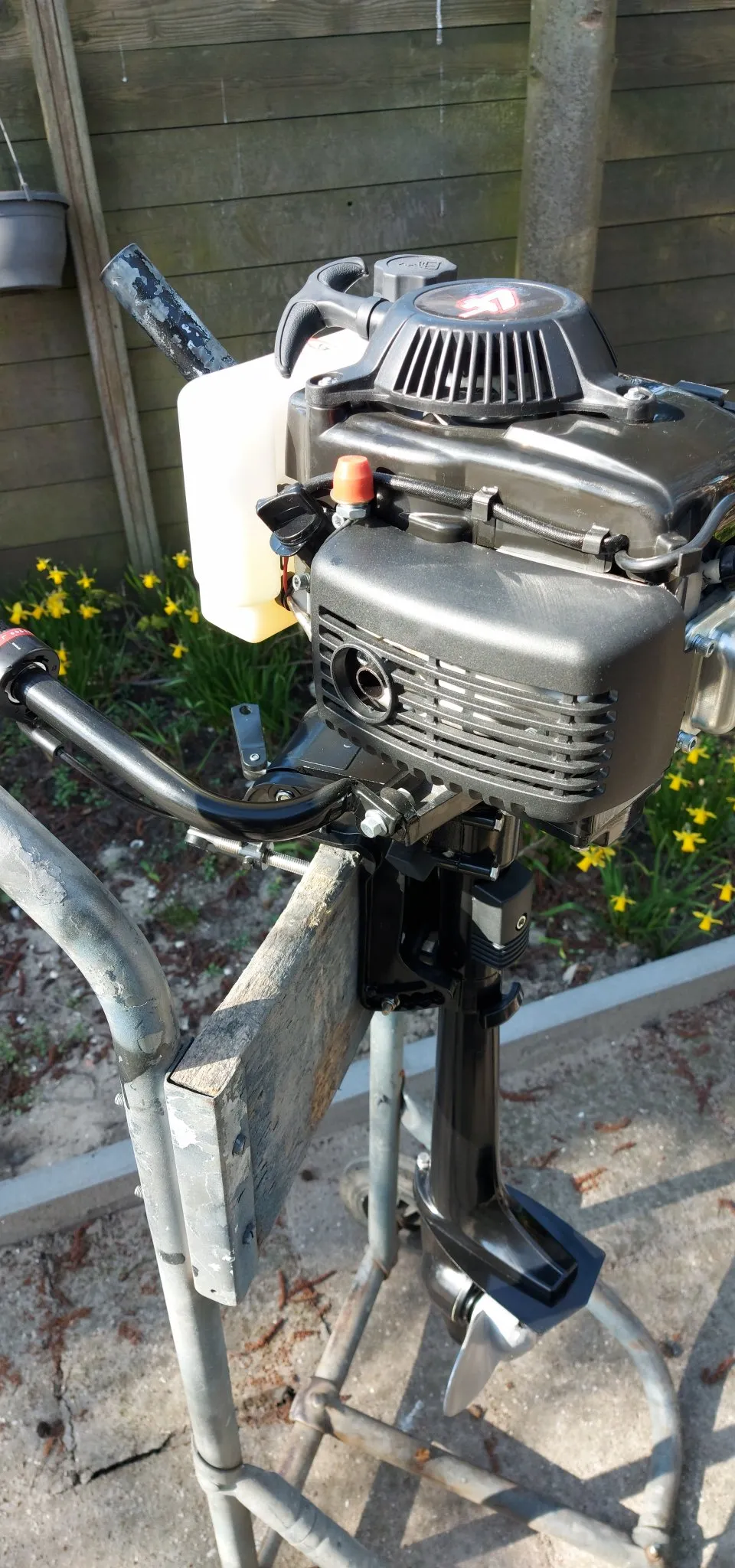 Tomking 4pk 4-takt buitenboordmotor – Handstart met knuppel - Foto 3