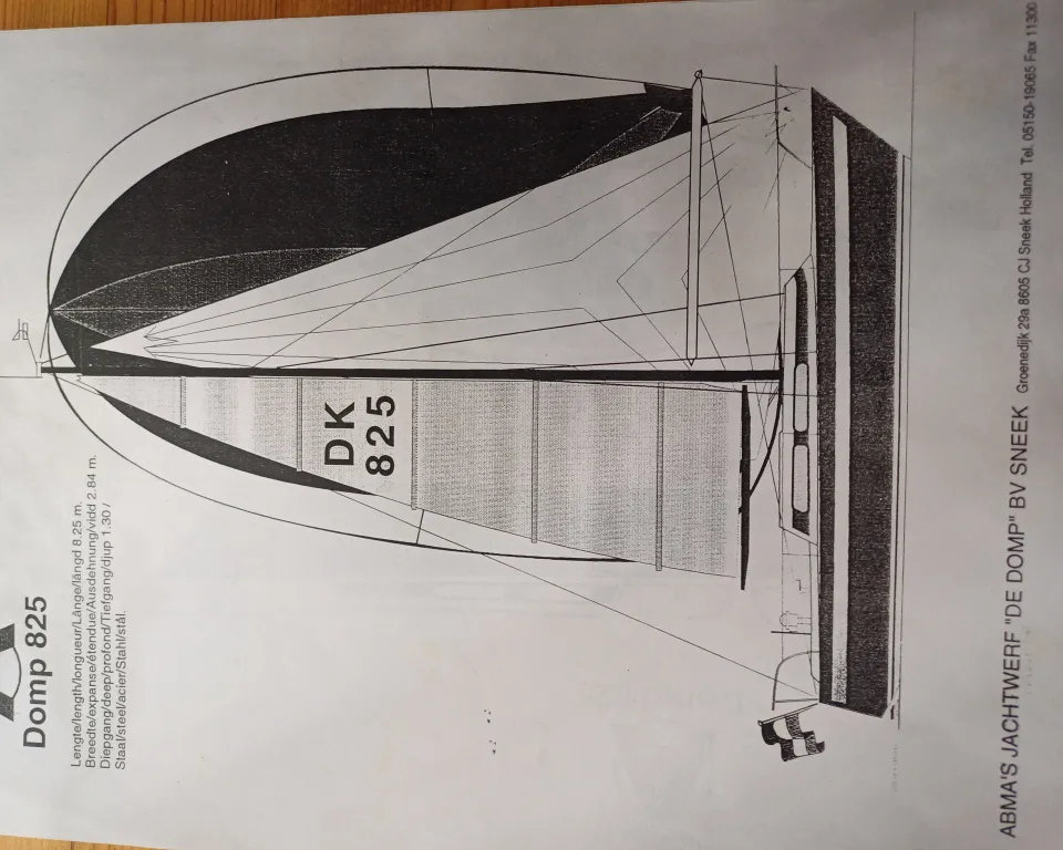 Dompkruiser 27 ft 1980 – zeilboot met rolgenua - Foto 3
