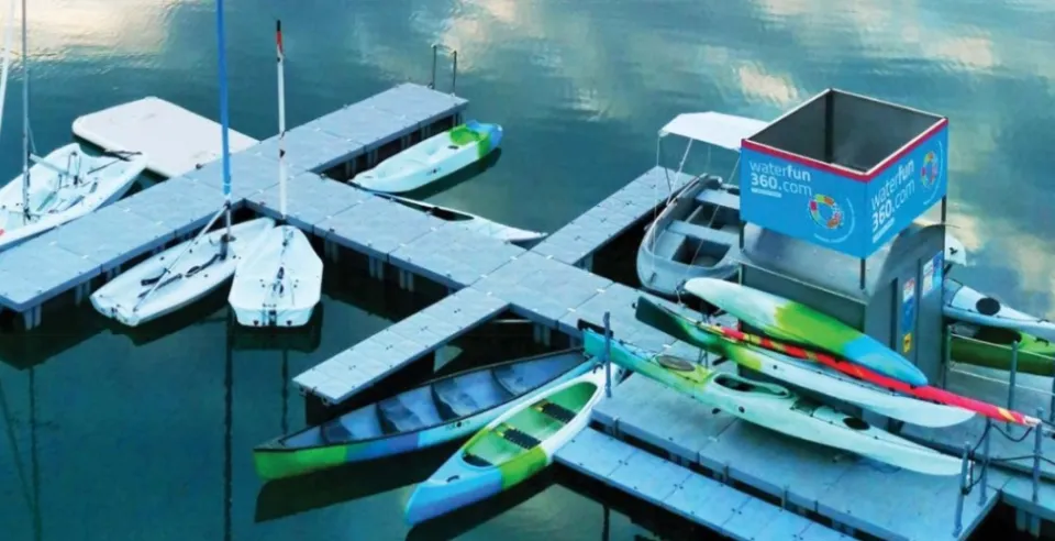 Roto Nautica PE Steigers en werkvlotten – Drijvend platform 3,6m - Foto 3