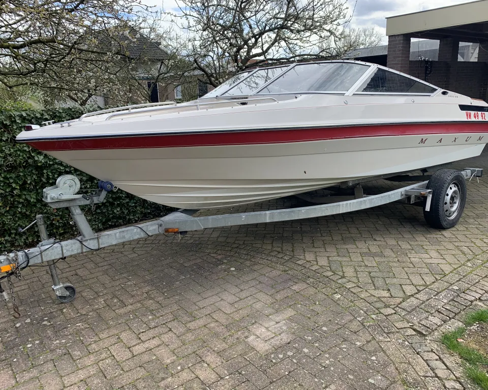 Maxum 1900SR 1994 – bowrider met V6 en trailer - Foto 2