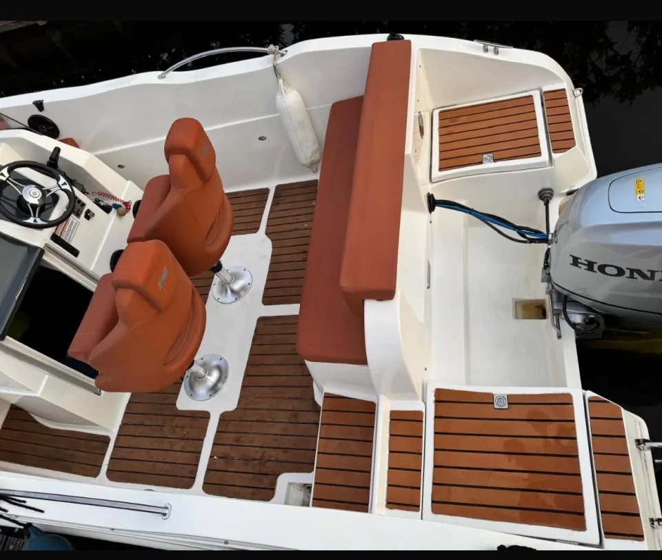 King 550 open Consoleboot – Honda 100 PK – compleet en direct vaarklaar - Foto 3