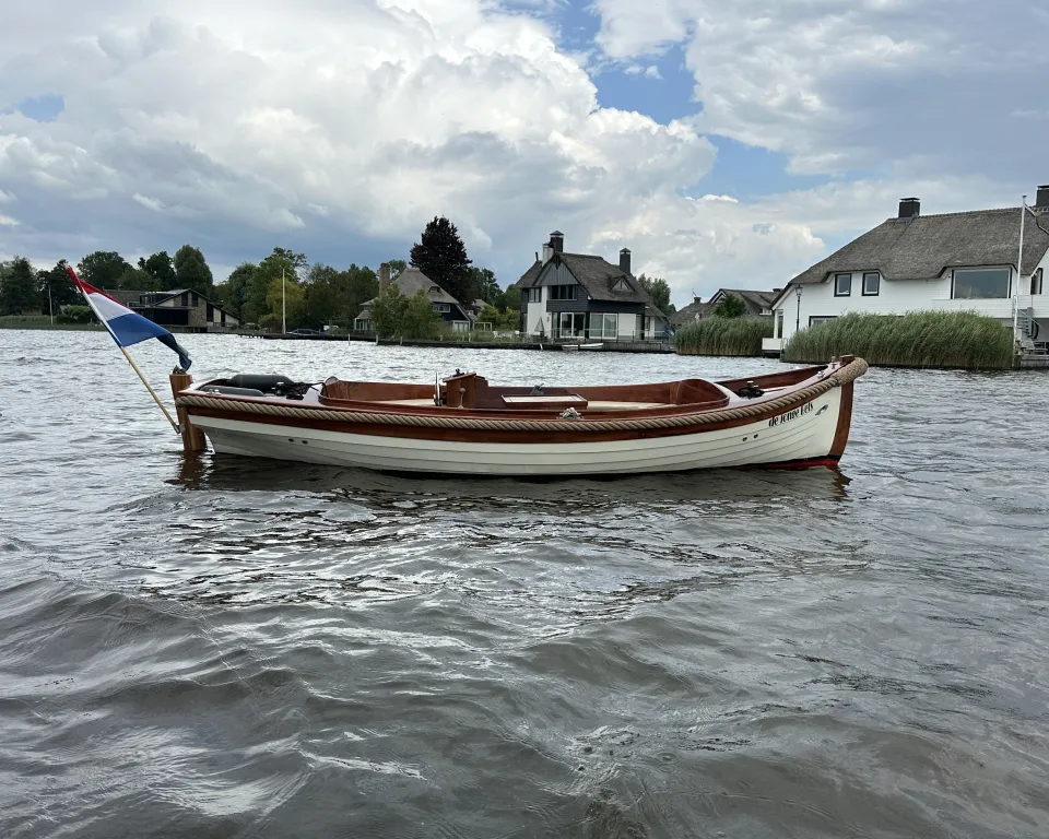 Spiegelsloep Kapiteinssloep 2014 – Epoxy romp, teakdek - Foto 2