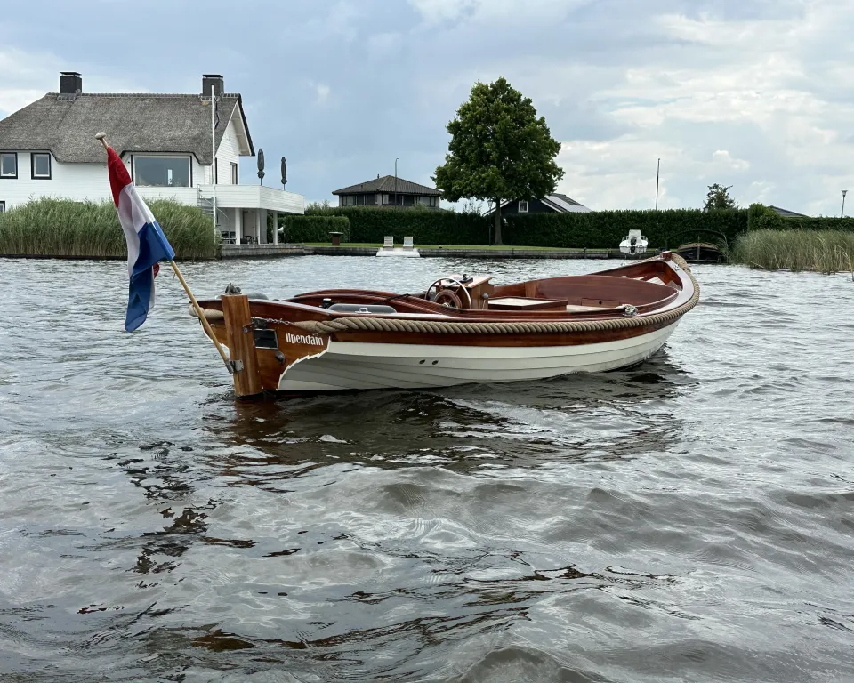 Spiegelsloep Kapiteinssloep 2014 – Epoxy romp, teakdek - Foto 3