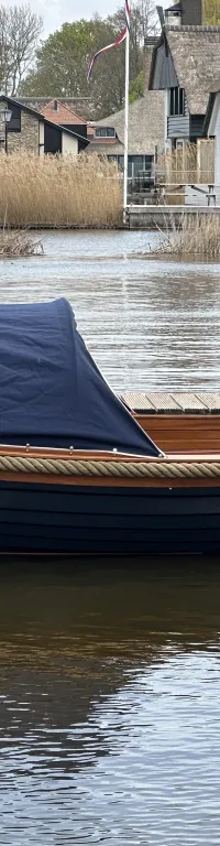 Akerboom Spiegelsloep 5.70 2002 – Mahonie & teak afwerking - Foto 17