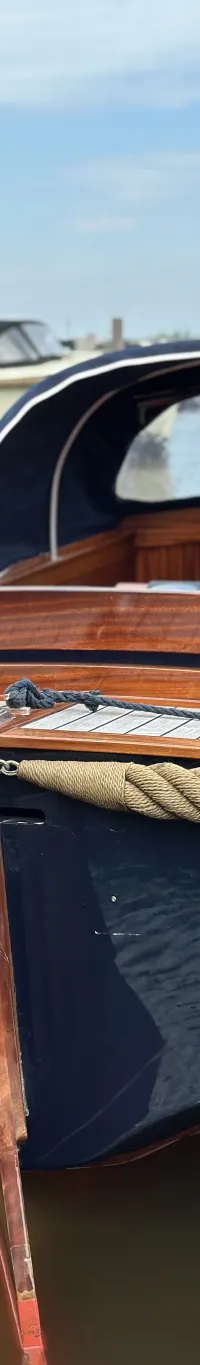 Akerboom Spiegelsloep 5.70 2002 – Mahonie & teak afwerking - Foto 19