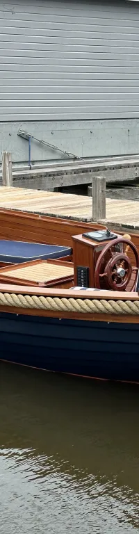 Akerboom Spiegelsloep 5.70 2002 – Mahonie & teak afwerking - Foto 9