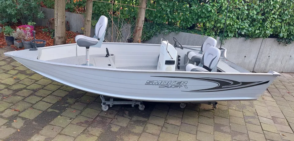 Smoker Craft Patriot Angler 2019 – Aluminium vissersboot 16ft - Foto 1